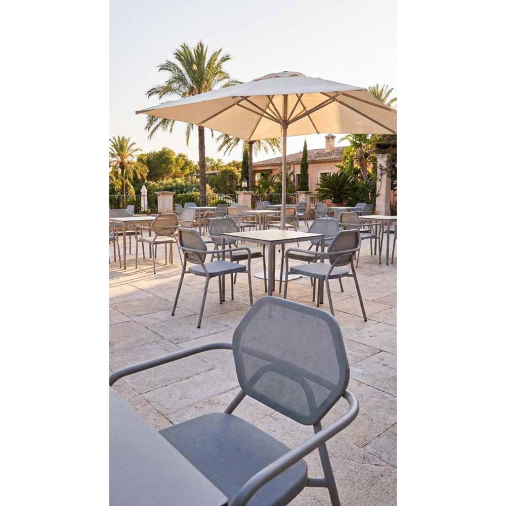 Renazzo Star Modern Bahçe Sandalyesi - Geometrik Tasarım