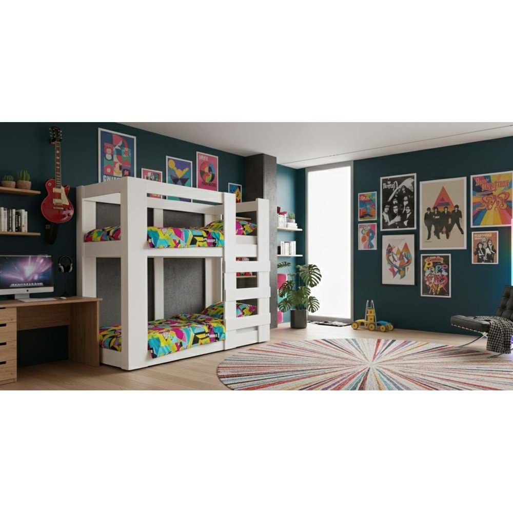 AGONYA 90X190 YATAK UYUMLU MDF RANZA