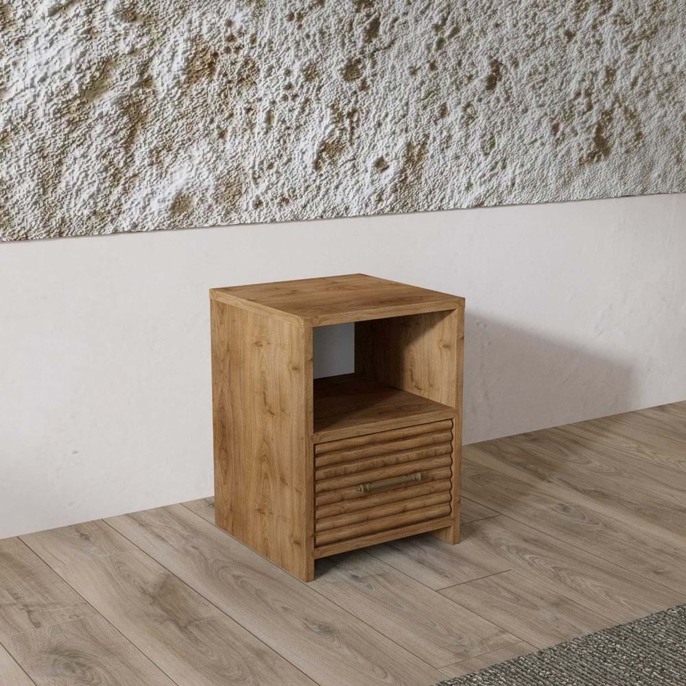 EBRULİ AHŞAP ÇEKMECELİ KOMODİN