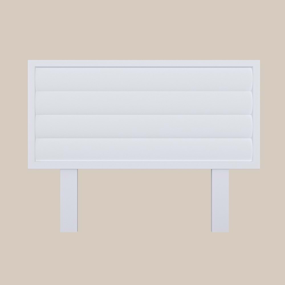 Hüma Model Beyaz Renk Ahşap Tek Başlık ( YTY )