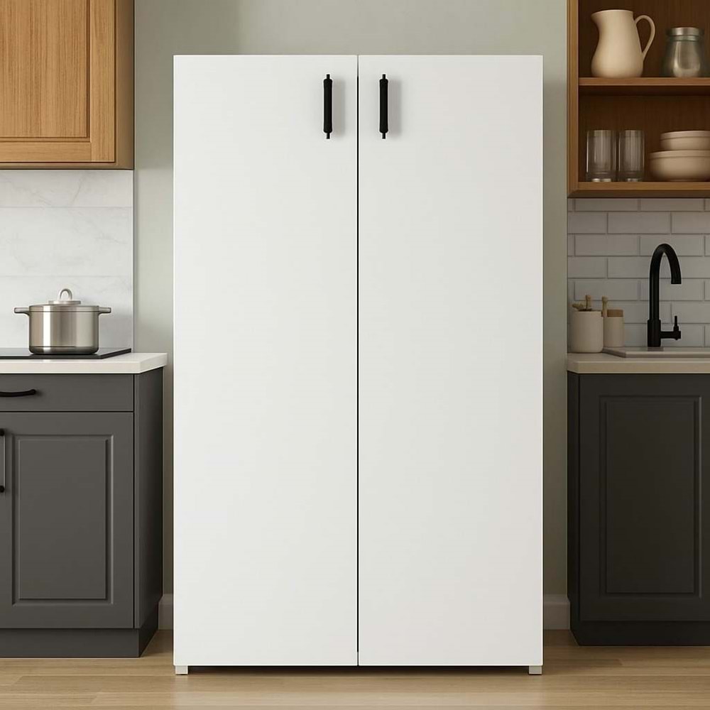 Renazzo %100 MDF İki Kapaklı Çok Amaçlı Dolap