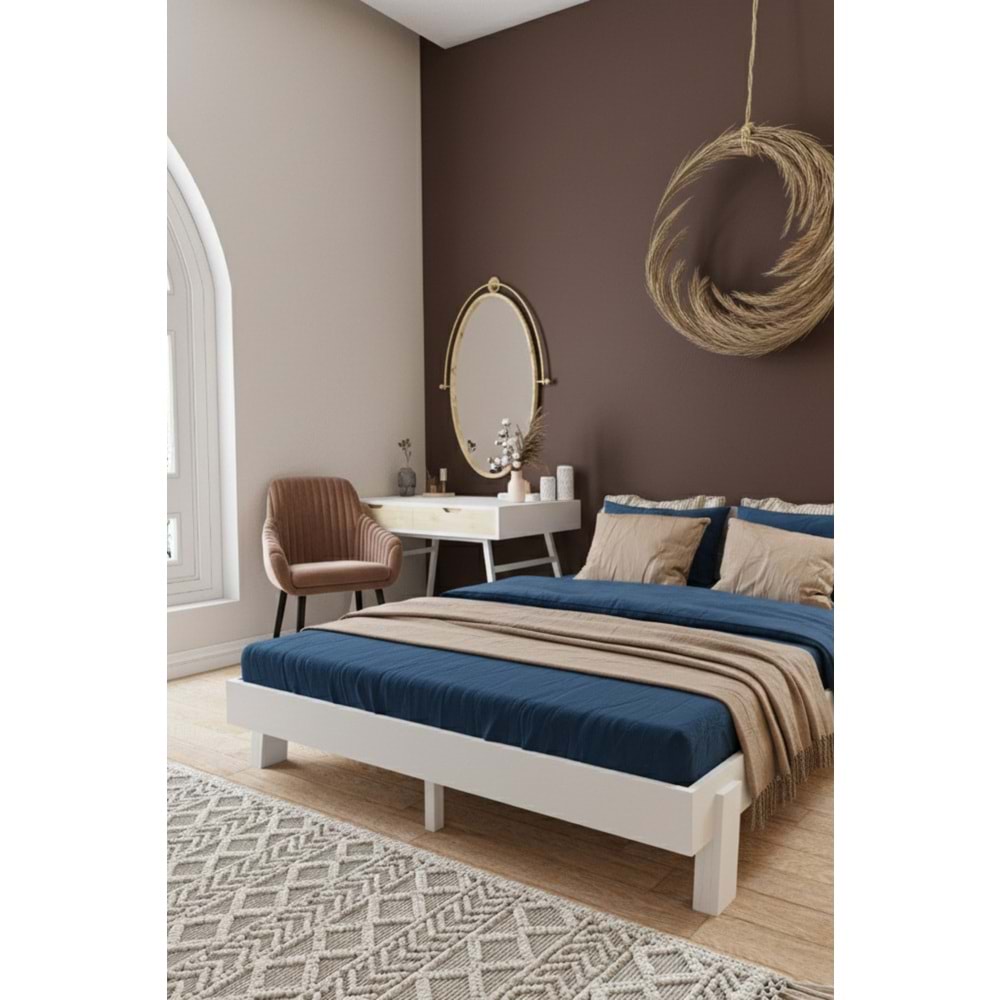 Damla 2'li Başlıklı Modern Karyola