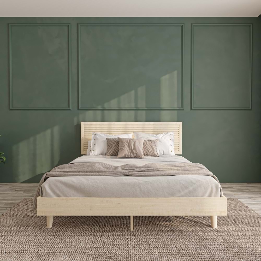 Hürrem Vernik YTY Ahşap Karyola