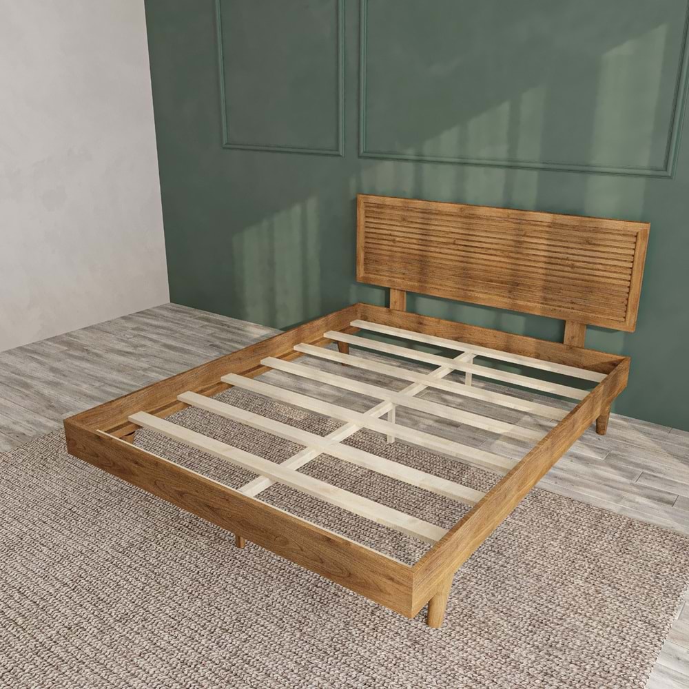 Hürrem Ceviz YTY Alaz Ahşap Karyola