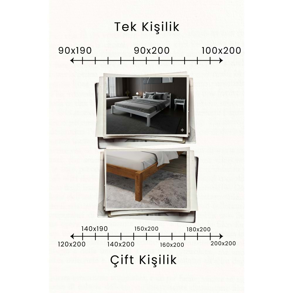 Letto Masif Ahşap Karyola