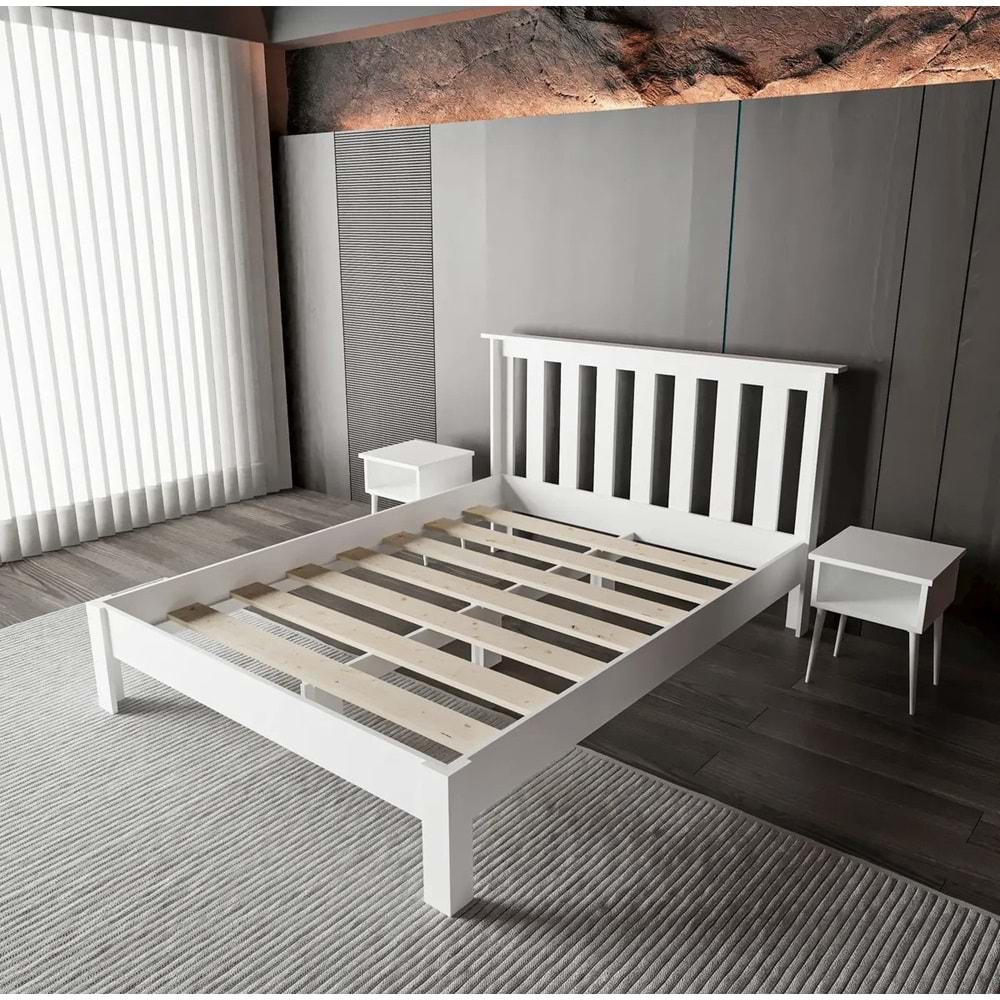 Shark New Komodin Set MDF Karyola | Kolay Kurulum