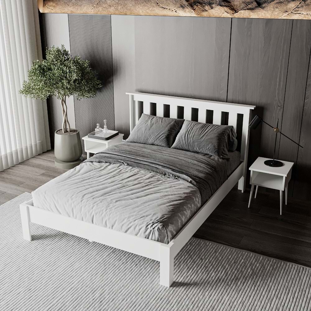 Shark New Komodin Set MDF Karyola | Kolay Kurulum