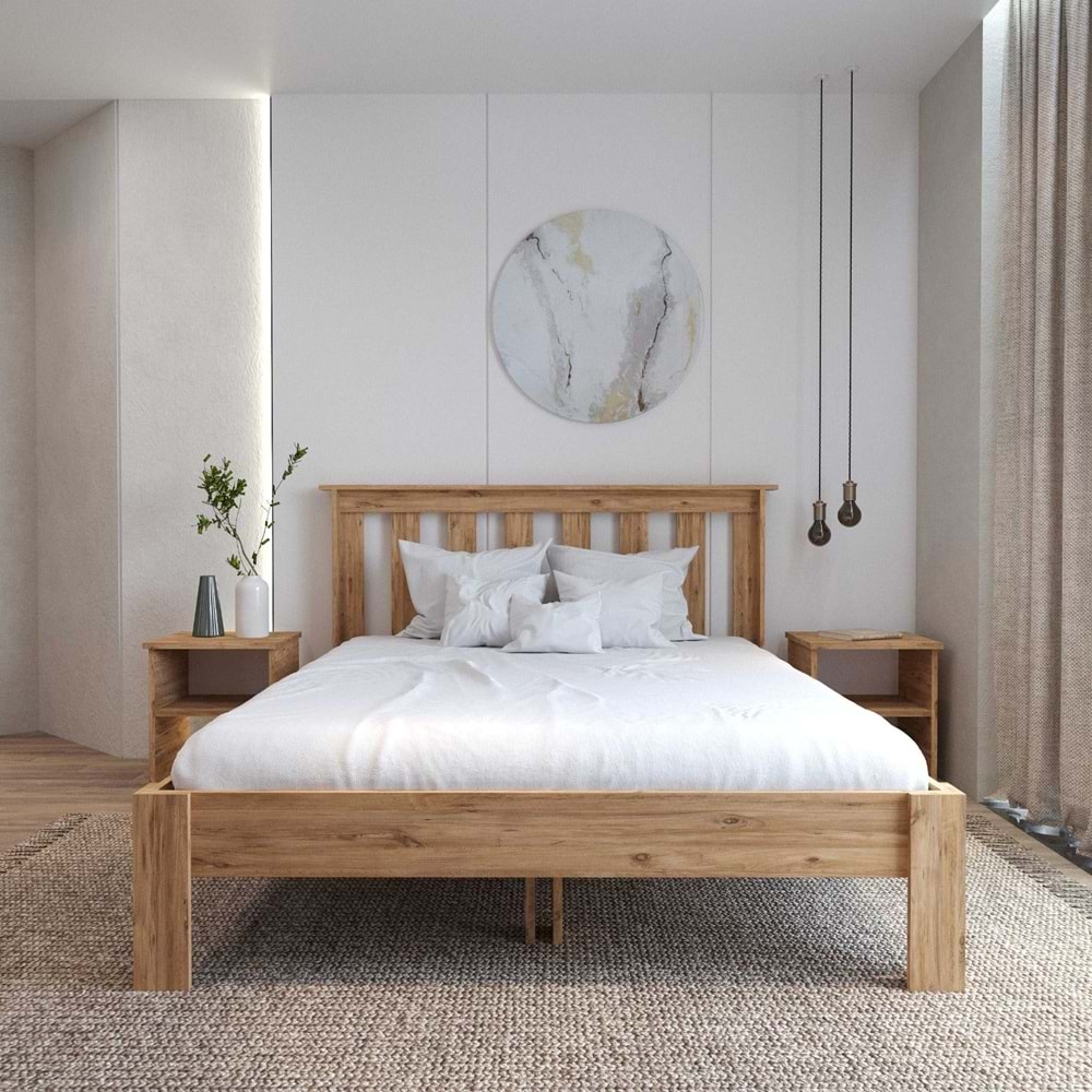 Shark New Atlantik MDF 2 KMDN Set Karyola | Kolay Kurulum