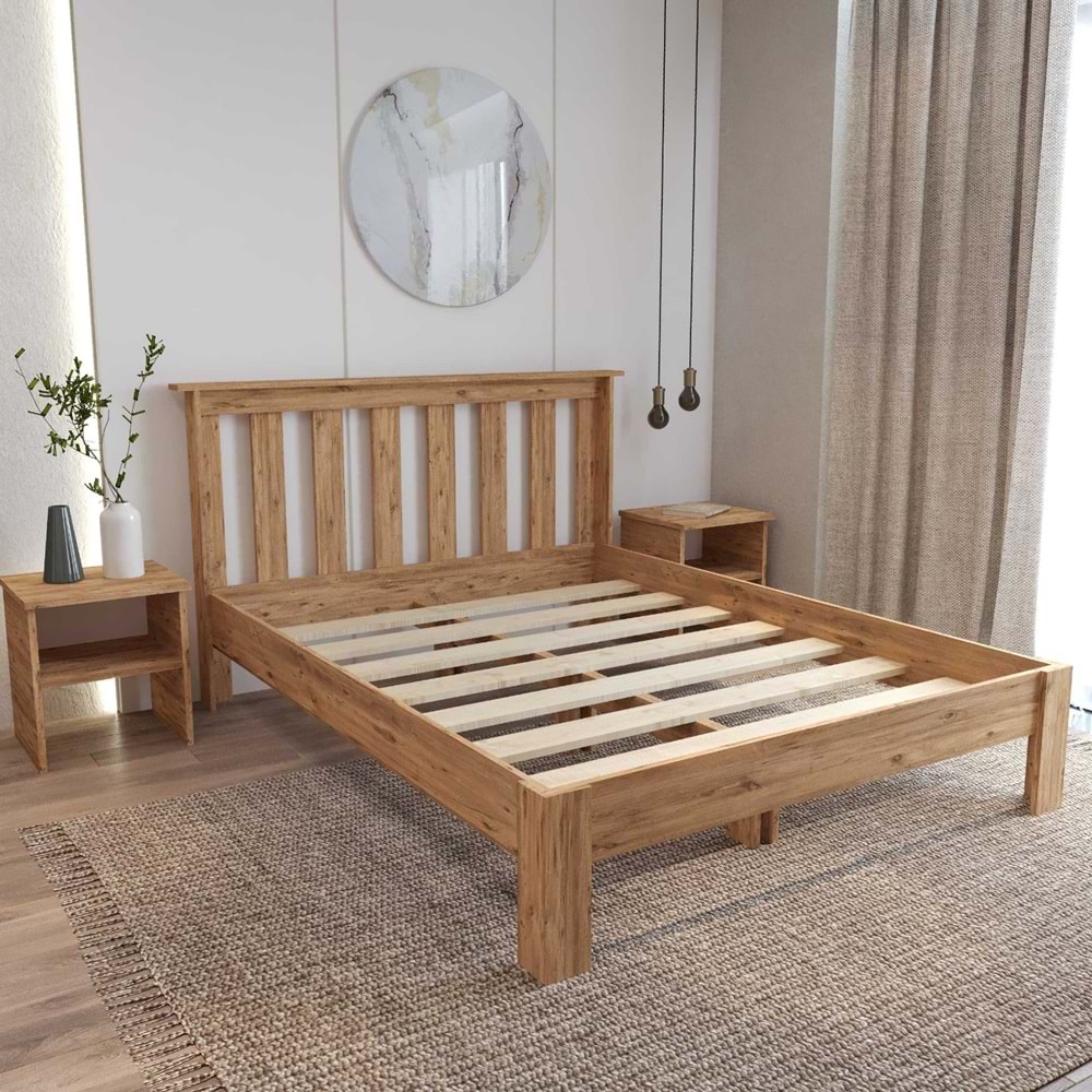 Shark New Atlantik MDF 2 KMDN Set Karyola | Kolay Kurulum