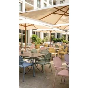 Renazzo Star Modern Bahçe Sandalyesi - Geometrik Tasarım