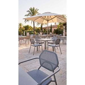 Renazzo Star Modern Bahçe Sandalyesi - Geometrik Tasarım