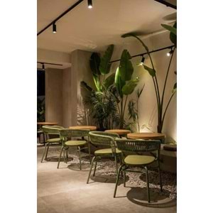 Renazzo Mare Modern Bahçe Sandalyesi - Halat Örgülü Dış Mekan Tasarımı