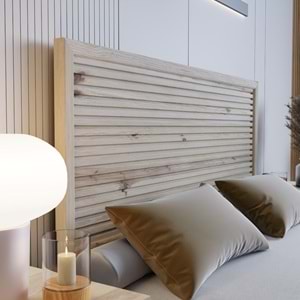 Alaz Model Doğal Çam Ahşap Karyola Ve İki Komodin Set ( YTY )