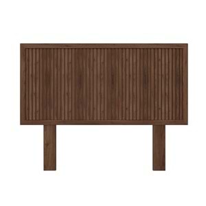 Alaz Model Ceviz Renk Ahşap Tek Başlık ( DİKEY )