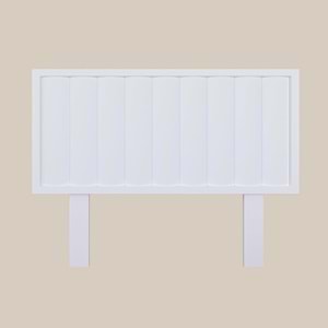 Hüma Model Beyaz Renk Ahşap Tek Başlık ( DİKEY )