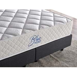 Blue Pocket - Orta Sert Paket Yaylı Yatak - 160X200