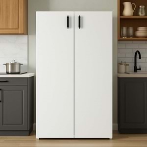 Renazzo %100 MDF İki Kapaklı Çok Amaçlı Dolap