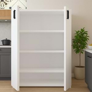 Renazzo %100 MDF İki Kapaklı Çok Amaçlı Dolap