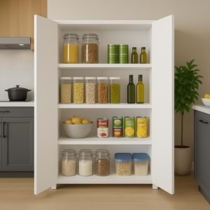 Renazzo % MDF Çok Amaçlı Dolap