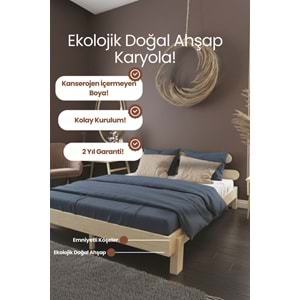 Damla 2'li Başlıklı Modern Karyola