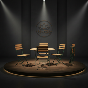 Renazzo Garda Serisi | Bahçe ve Balkon Mobilyası - Katlanır Bistro Seti