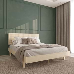 Hürrem Vernik YTY Ahşap Karyola