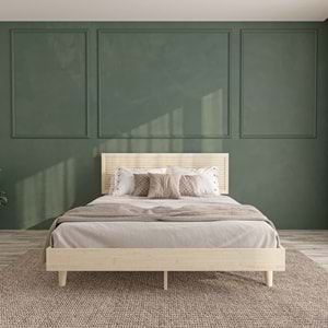 Hürrem Vernik YTY Ahşap Karyola