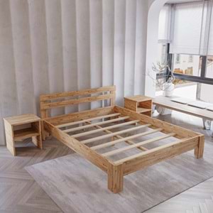 Letto Atlantik Mdf Karyola | Tek Ve Çift Kişilik Yatak Uyumlu, Kolay Kurulum