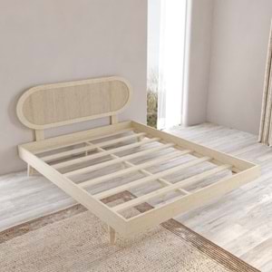 Padova Hazeran Ahşap Vernik Karyola | Kolay Kurulum