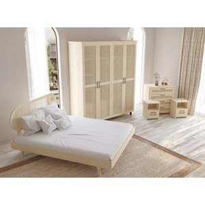 Padova Hazeran Ahşap Vernik Karyola | Kolay Kurulum