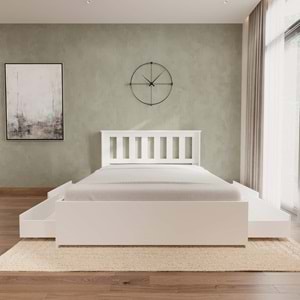 Stark Beyaz 2 Çekmeceli Kolay Kurulum