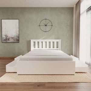 Stark Beyaz 4 Çekmece Kolay Kurulum