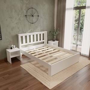 Stark Beyaz Kolay Kurulum Karyola