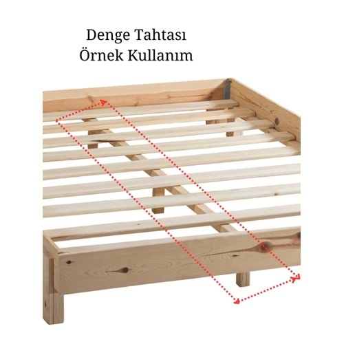 Ahşap Karyola Denge tahtası 13 cm Yedek Parça