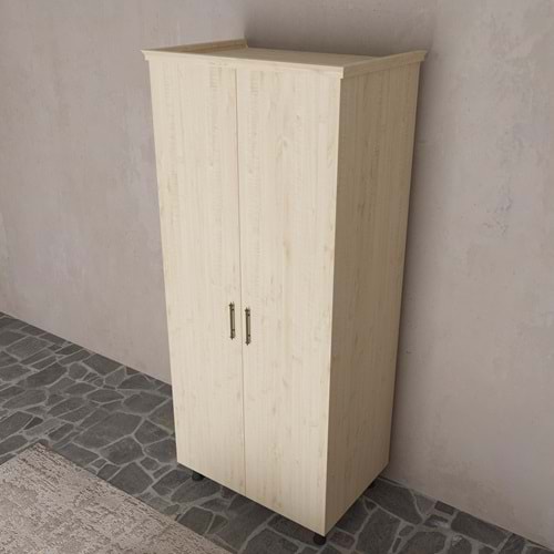 Softwood Vernik Kapaklı Gardırop