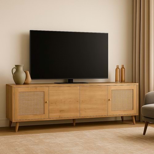 % MDF Prime Wood Hazeran TV Ünitesi