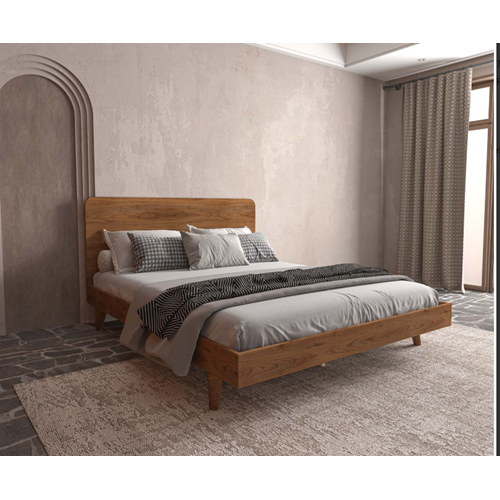 Softwood Ahşap Ceviz Karyola | Kolay Kurulum