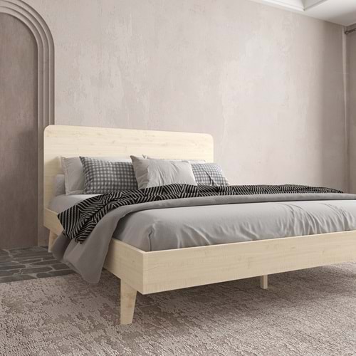 Softwood Ahşap Vernik Karyola | Kolay Kurulum