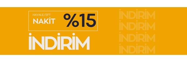 EFT / Havale % 15 iNDİRİM