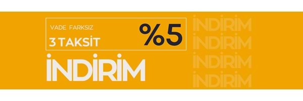 Peşin Fiyatına 3 Taksit