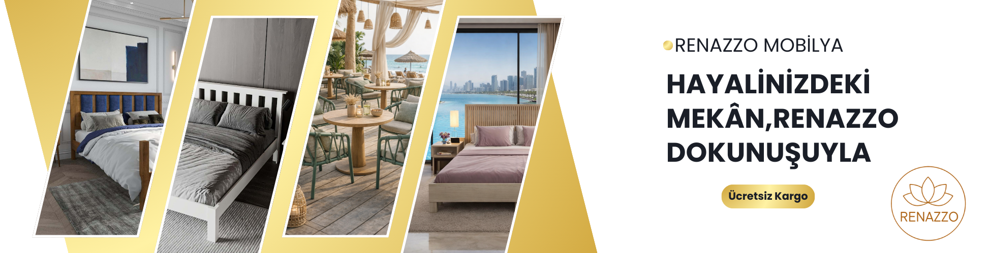 Renazzo Mobilya, ahşap ve MDF mobilya üretiminde uzman, özel ölçü ve projeye özel karyola, gardırop ve masa çözümleri sunar.