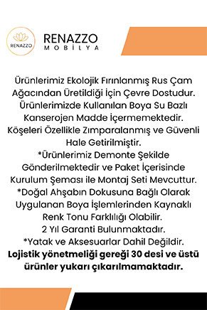 Renazzo Mobilya, ahşap ve MDF mobilya üretiminde uzman, özel ölçü ve projeye özel karyola, gardırop ve masa çözümleri sunar.