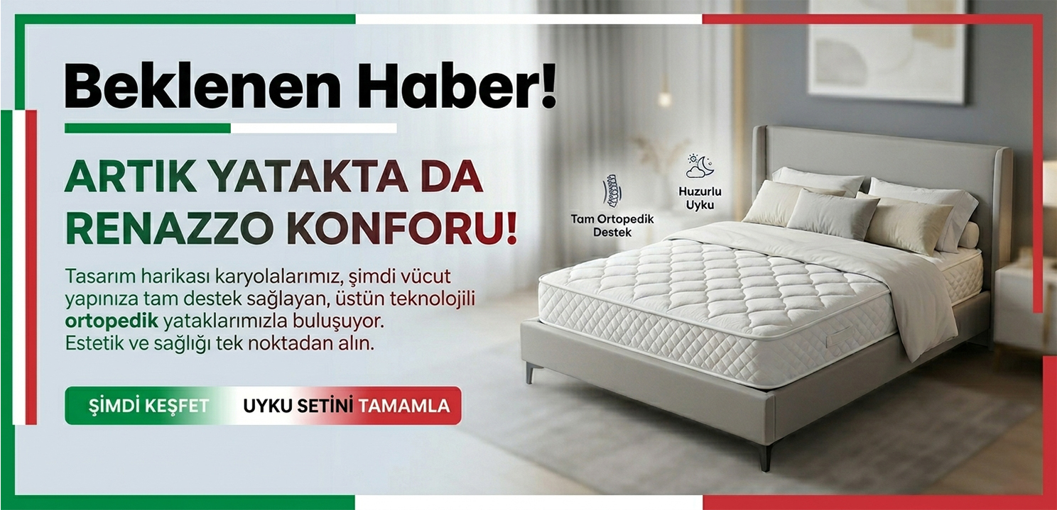 Renazzo Mobilya, ahşap ve MDF mobilya üretiminde uzman, özel ölçü ve projeye özel karyola, gardırop ve masa çözümleri sunar.