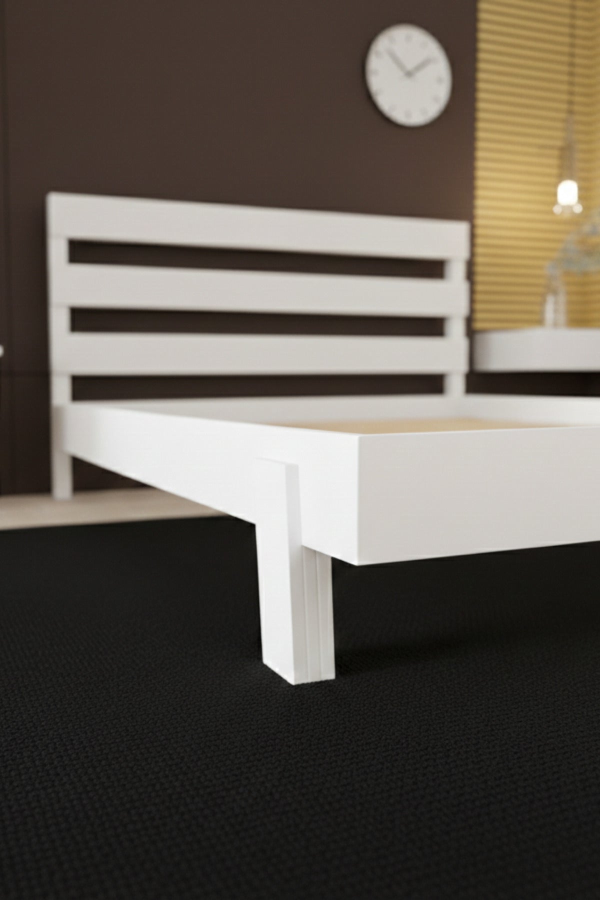 Natura New Model Masif Ahşap Karyola 90x200 Vernikli