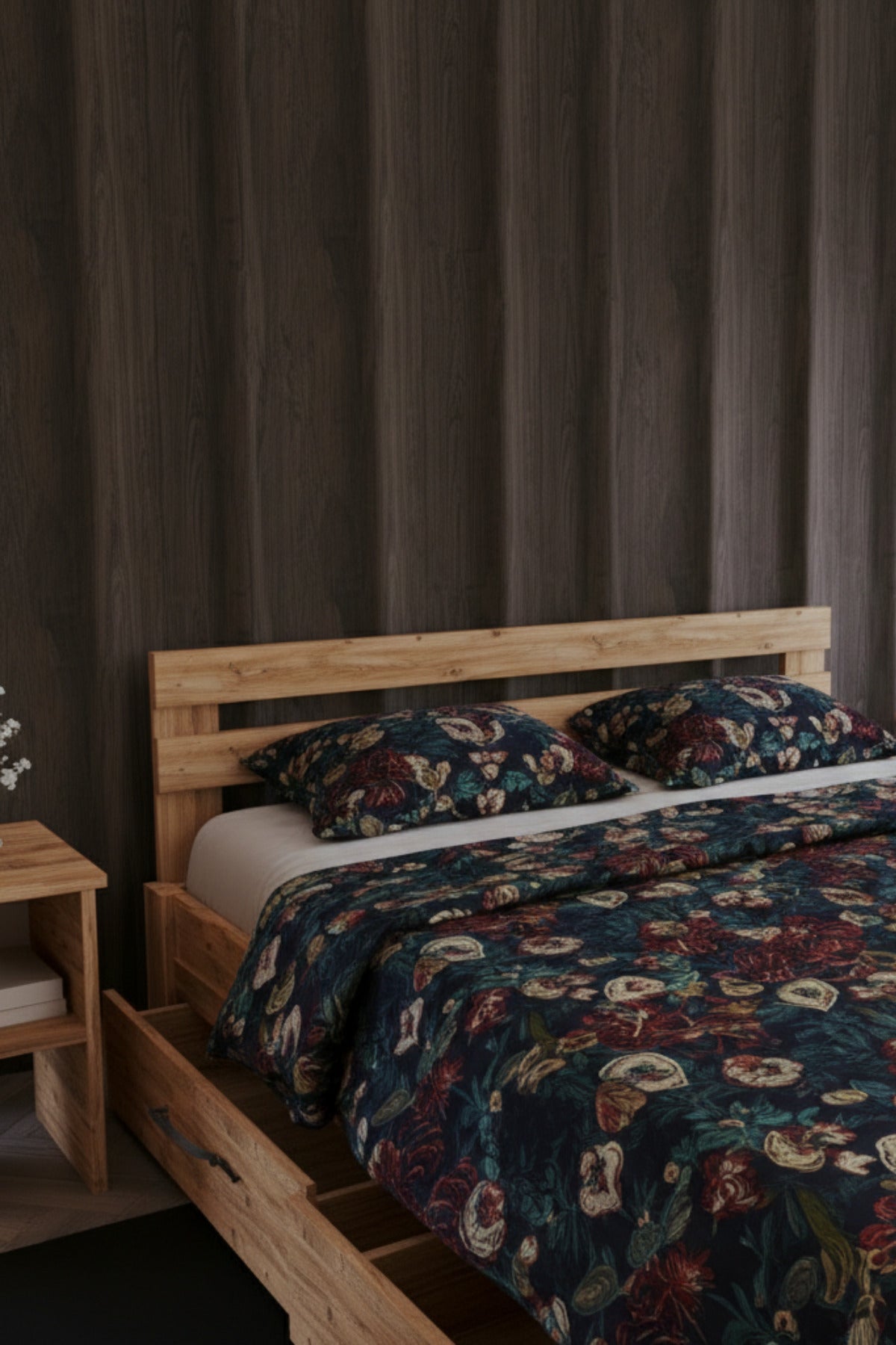 Letto 4 Çekmeceli MDF Karyola 120x200 Atlantik Çam
