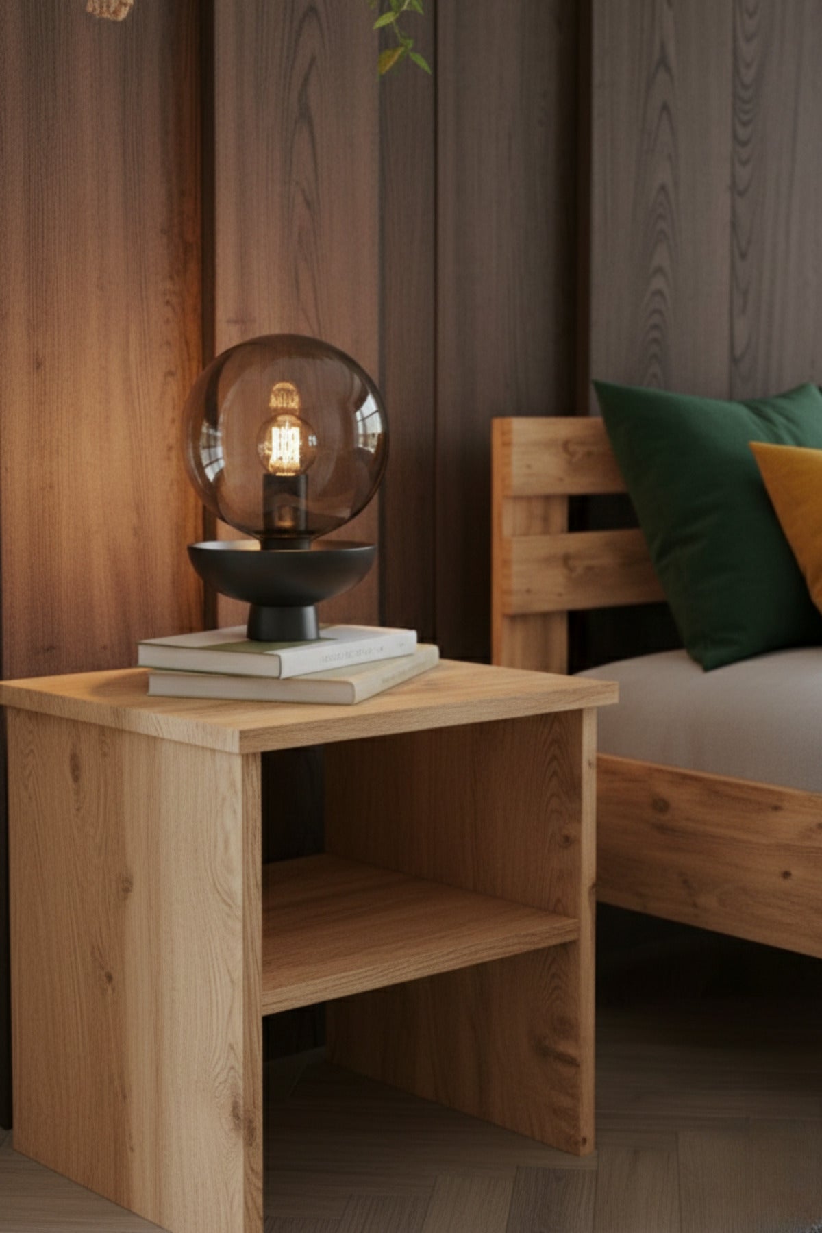 Letto MDF Karyola ve 2 Komodinli Set