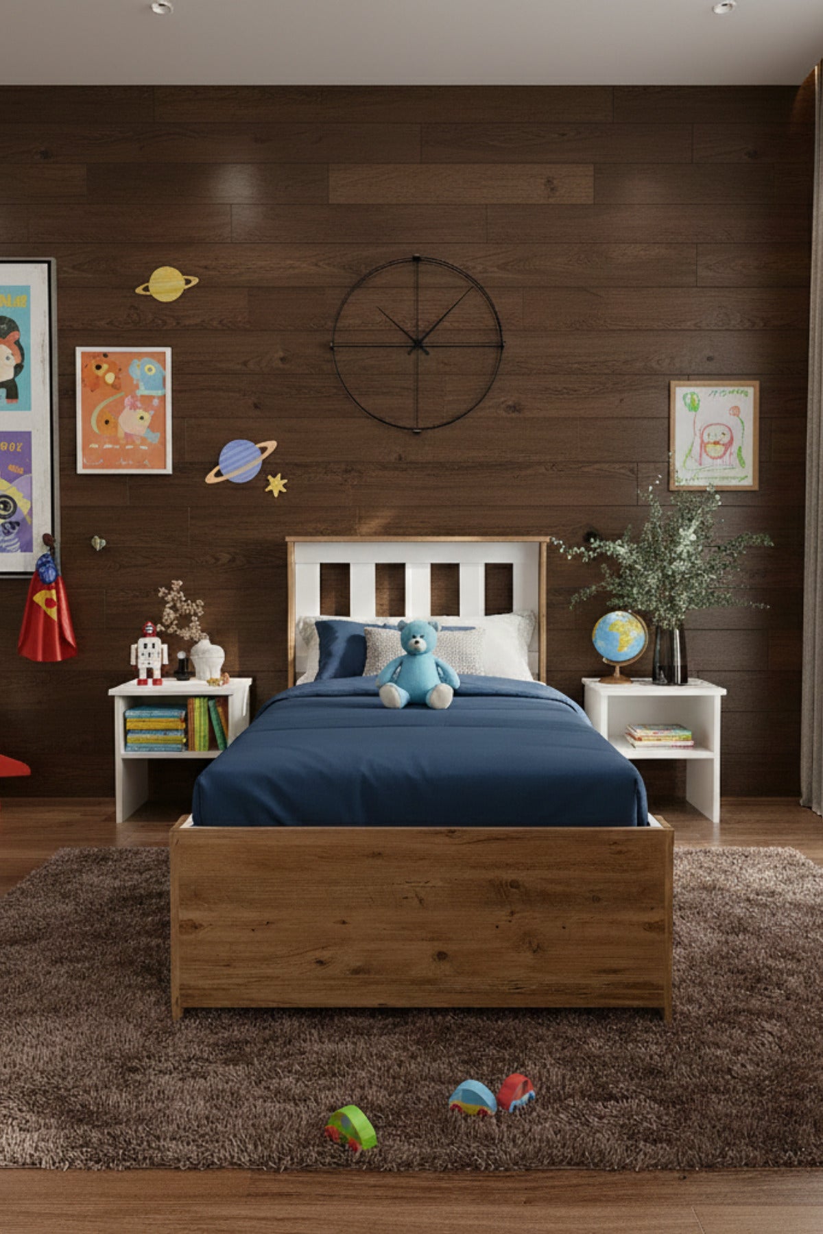 Stark MDF Karyola 200x200 Atlantik Çam