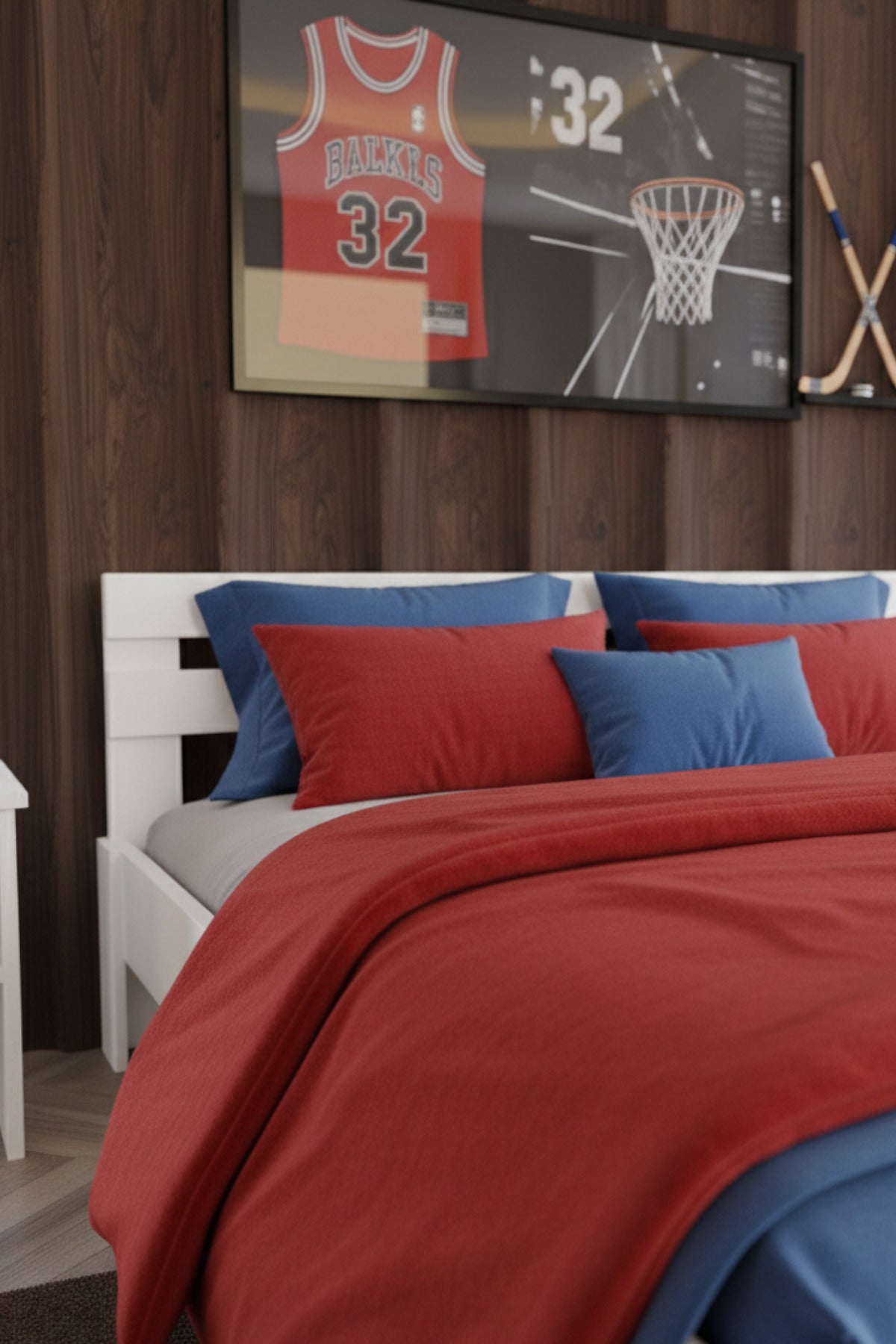 Letto MDF Karyola 100x200 Atlantik Çam