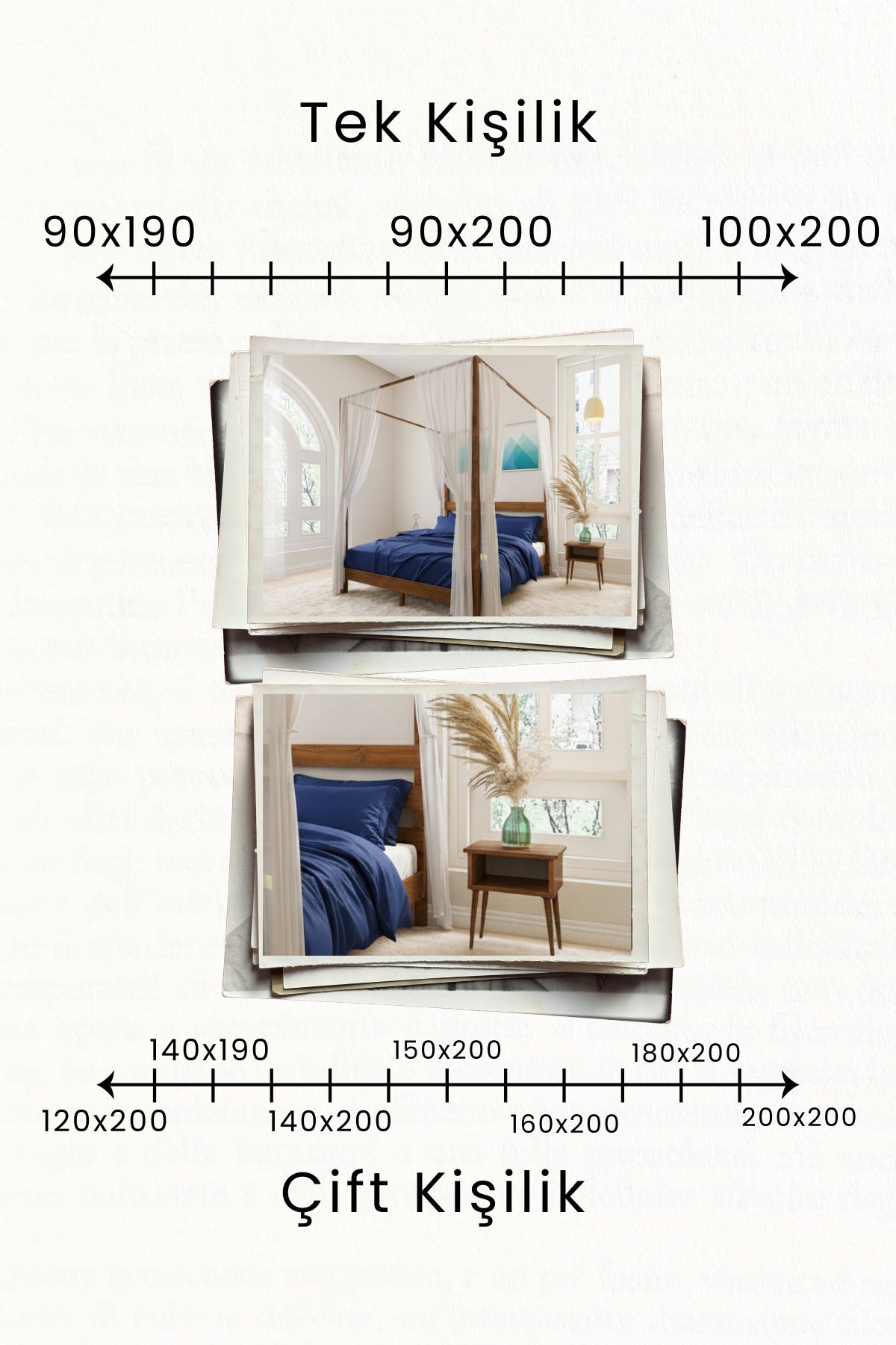 Natura Ci̇bi̇nli̇kli̇ Model Masif Ahşap Karyola 2 Adet Komodin 160x200 Doğal