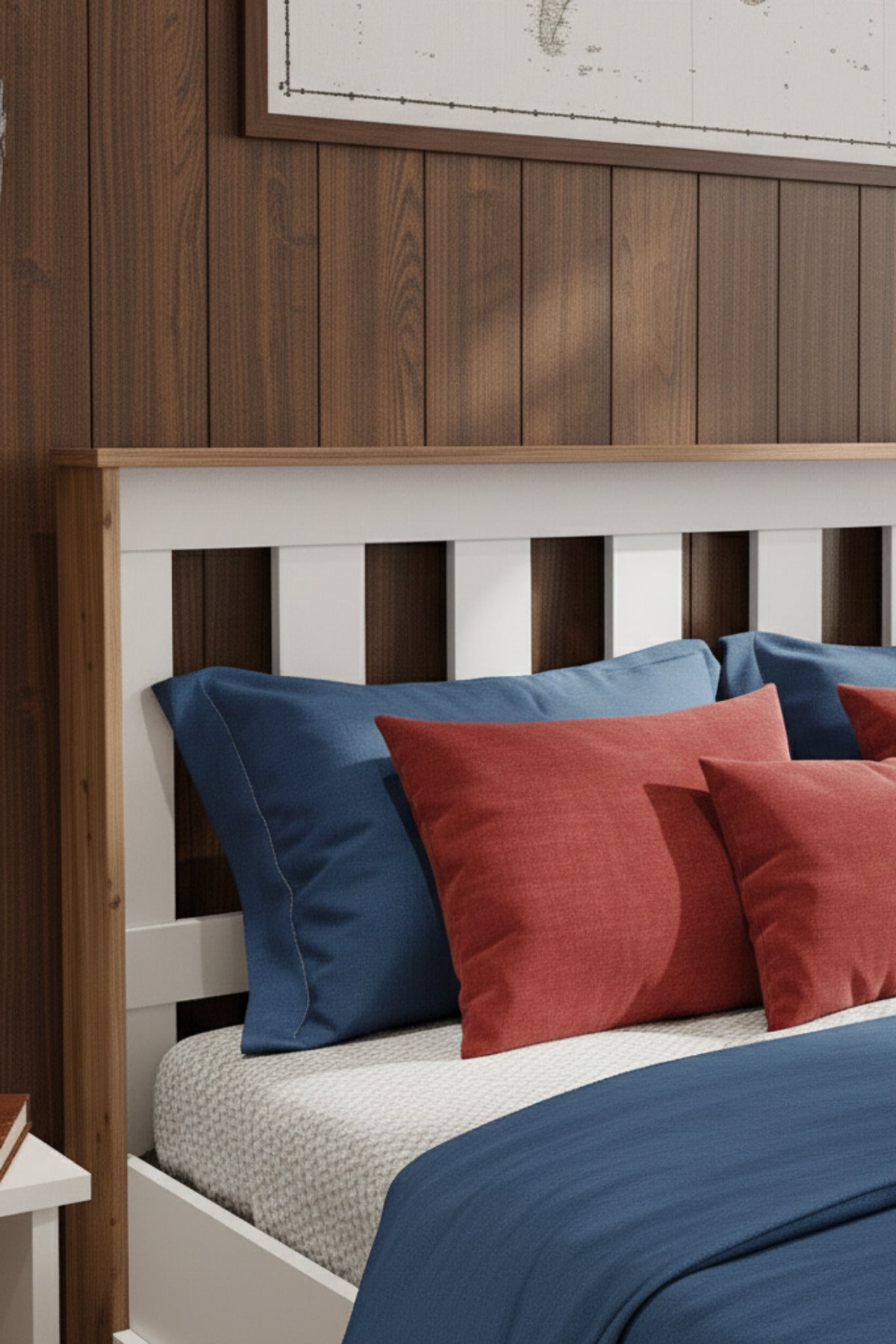 Stark 2 Çekmeceli MDF Karyola 90x190 Atlantik Çam